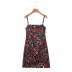 Fashion Printed Mini Sling Dress  NSAM11200
