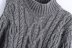 suéter de punto corto de ocho hilos NSAM11206