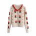 winter flower knitted cardigan jacket  NSAM11233