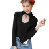 spring and summer long-sleeved solid color slim tops  NSYH11305