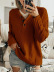 women s new pure color simple long-sleeved sweater  NSLK11326
