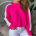 new pure color simple casual knit sweater  NSLK11348