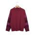 new solid color round neck loose knit sweater  NSLK11387