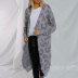 women s new solid color leopard print knit sweater  NSLK11410