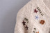 nuevo abrigo de suéter de flores de ganchillo para mujer NSLD11418