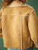 Fall/winter faux lamb fur deerskin short stitching jacket NSLD11507