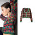 fashion jacquard design knit sweater  NSLD11537