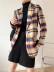 traje de lana a cuadros en contraste de color otoño e invierno NSLD11747