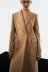 winter buttoned long woolen coat jacket   NSAM11957