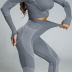 women s long-sleeved seamless hip-lifting tights yoga suit NSNS12228