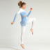 gradient women s long-sleeved seamless hollow yoga clothing NSNS12242