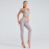 traje de yoga de secado rápido ajustado de cintura alta para mujer NSNS12245