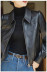  autumn and winter fashion stitching leather jacket NSLD12345
