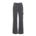 gray casual stitching high waist jeans  NSLQ12400