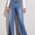 Loose High Waist Wide Leg Jeans NSYF12432