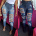 autumn slim-fit and ripped casual fashion jeans NSYF12440