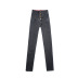 invierno engrosamiento cálido cintura alta estiramiento delgado pantalones de mezclilla NSDT12485