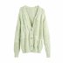 winter patchwork women s knitted cardigan jacket NSAM12597