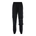 open-line large pocket unilateral zipper overalls pants NSLQ12704