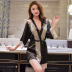 three-piece color matching lace shorts camisole nightgown  NSMR12740