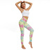 digital printing high waist stretch sports yoga pants  NSNS12763