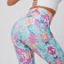 pantalones de yoga deportivos elásticos de cintura alta con estampado digital NSNS12766