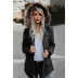 women s autumn winter new solid color zipper long-sleeved warm loose jacket NSSI12832