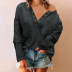 autumn new breasted decoration cardigan long-sleeved sweater NSSI12846
