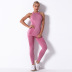 seamless knitted striped sports yoga clothing NSLX12865