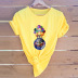 color balloon printing cotton short-sleeved t-shirt  NSSN12977