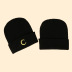  embroidered moon knitted hat  NSTQ13005