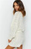 casual all-match fashion knit sweater top loose shorts suit NSLD13145