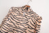 Fashion animal print bow tie shirt  NSAM13176