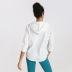 loose yoga fitness women s hooded zipper long-sleeved cardigan  NSDS13443
