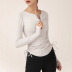 Autumn and winter new tight-fitting yoga long-sleeved T-shirt  NSDS13452