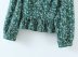 winter printed long-sleeve blouse  NSAM13538
