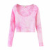casual fashion all-match tie-dye knitted sweater NSLD13663