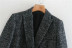 casual simple loose woolen suit NSLD13673