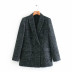 casual simple loose woolen suit NSLD13673