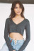 new women s casual versatile temperament V-neck long-sleeved cardigan  NSLD13685