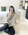 autumn and winter women s casual simple mid-length woolen coat NSLD13766