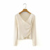 knitted autumn new slimming pure color women s clothing NSLD13785