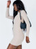 urban casual long-sleeved dress  NSLD13821