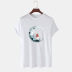 moon printed short-sleeved t-shirt NSSN13847