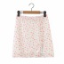 Side Slits Floral Short Skirt NSAC13891