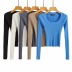 autumn and winter new low-neck slim sexy knit sweater NSAC13903