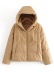 Imitation leather thick cotton-padded jacket  NSAC13940