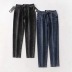 autumn fashion retro high waist washed jeans  NSAC13944