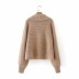 Autumn and winter V-neck lantern sleeve sweater NSAC13968