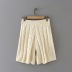autumn new knit vest high waist loose casual shorts suit  NSAC13973